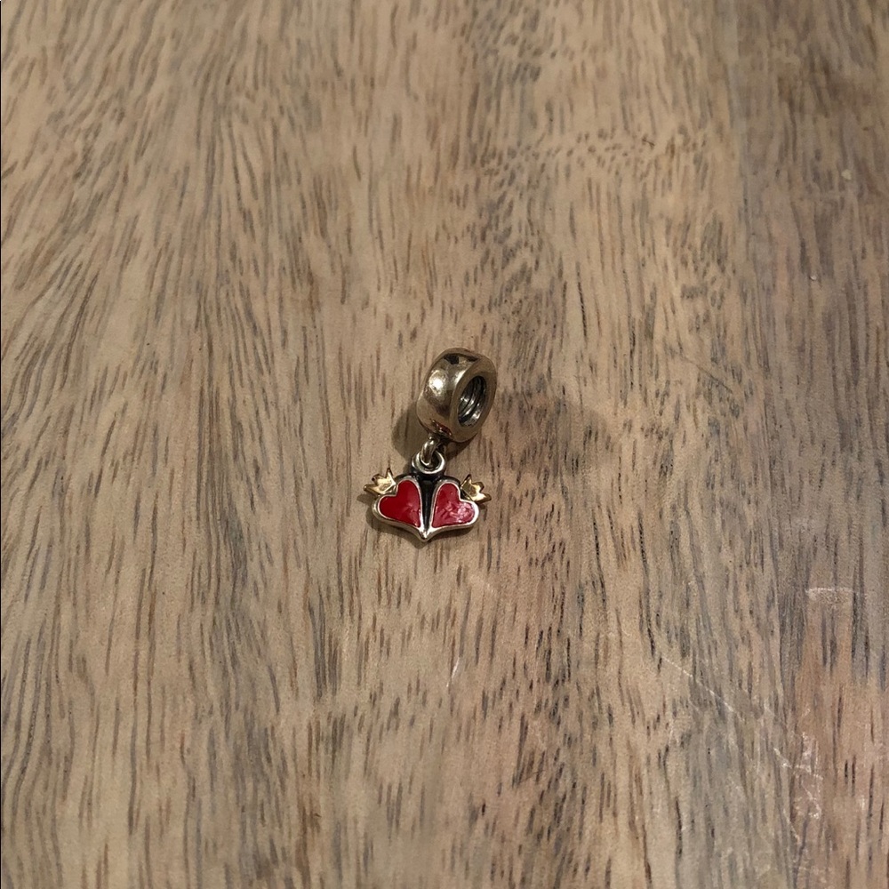 Pandora 2 hearts charm